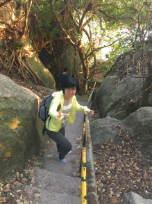 負責研究的港大碩士生郭鳳儀 (圖片來源:張嘉月)